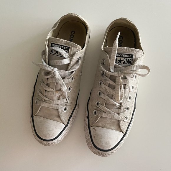 Converse Shoes - Converse Low Top Grey Sneakers